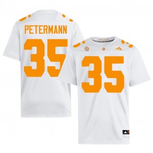 Officially Licensed Ben Petermann #35 Tennessee White Jersey | Men University Football Stitched Fan Gear 41675083