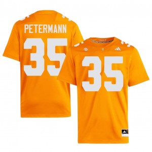 Orange Ben Petermann #35 Volunteers Jersey | Men High School Football Fresh Embroidery 36046054