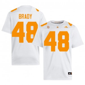 Bennett Brady #48 Tennessee Volunteers Jersey | Gameday White College Football Men Stitched 61009695