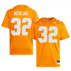Officially Licensed Bill Nowling #32 Tennessee Orange Jersey | Men University Football Embroidery Fan Gear 57167879