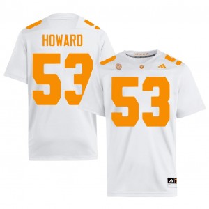 Tennessee Volunteers Blake Howard #53 White Jersey | Genuine Stitched NCAA Football Men Apparel 51326906