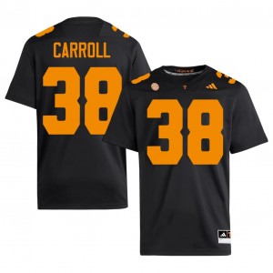 Brayden Carroll #38 Tennessee Volunteers Jersey | Gameday Black College Football Men Stitch 81658108