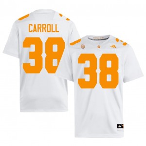 Top-Tier Brayden Carroll #38 Vols White Jersey | Men University Football Stitched Fan Gear 84285147
