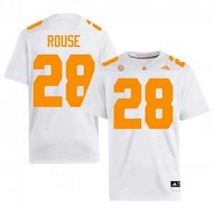 Brayden Rouse #28 UT Vols Jersey | Pro-Grade White College Football Men Stitched 51327096