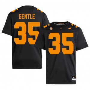 Tennessee Volunteers Carson Gentle #35 Black Jersey | Pro Cut Stitch NCAA Football Men Apparel 58545073
