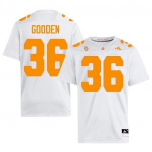 #36 Carter Gooden UT Volunteers White Jersey | Alumni Stitched Men Player Football Gear 29613922