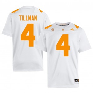 Cedric Tillman #4 UT Vols Jersey | Exclusive White College Football Men Stitched 34778929