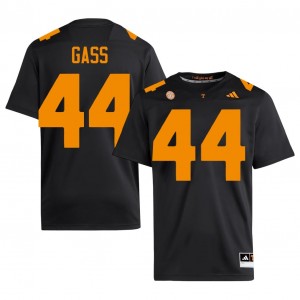 Officially Licensed Christian Gass #44 Tennessee Black Jersey | Men University Football Stitch Fan Gear 46467914