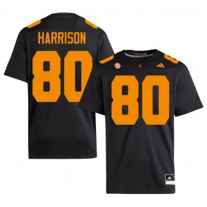 Cole Harrison #80 UT Vols Jersey | Pro-Grade Black College Football Men Swen 23219136