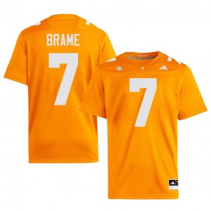 Tennessee Volunteers DaSaahn Brame #7 Orange Jersey | Pro Cut Embroidery NCAA Football Men Apparel 10279709