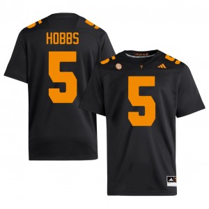 #5 Daevin Hobbs UT Volunteers Black Jersey | Alumni Stitch Men Player Football Gear 18576079
