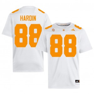 #88 Deon Hardin UT Volunteers White Jersey | Elite Stitched Men Player Football Gear 69693843