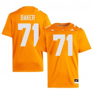 Ed Baker #71 Tennessee Volunteers Jersey | Iconic Orange College Football Men Embroidery 80016454