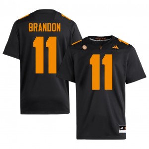 Faizon Brandon #11 Tennessee Volunteers Jersey | Gameday Black College Football Men Stitch 61192162