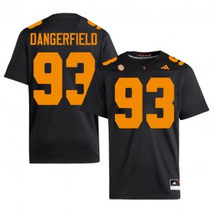 #93 Grady Dangerfield UT Volunteers Black Jersey | Classic Swen Men Player Football Gear 72750140