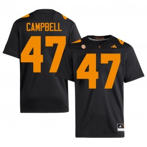 #47 Isaiah Campbell UT Volunteers Black Jersey | Alumni Stitch Men Player Football Gear 72984478