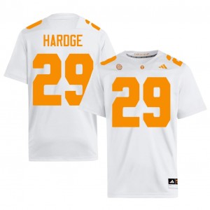 White Isaiah Hardge #29 Volunteers Jersey | Men High School Football Fresh Stitched 17988742