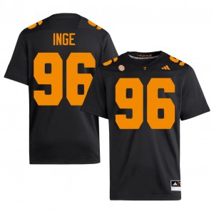 Officially Licensed Isaiah Inge #96 Tennessee Black Jersey | Men University Football Stitch Fan Gear 36265115