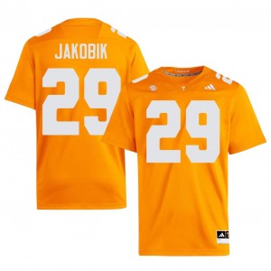 Orange Jack-Henry Jakobik #29 Volunteers Jersey | Men High School Football Limited Embroidery 90463717