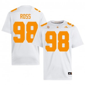 Vols Jackson Ross #98 White Jersey | Essential Stitched NCAA Football Men Apparel 37689242