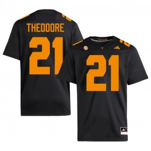 Jamyan Theodore #21 UT Vols Jersey | Pro-Grade Black College Football Men Swen 74376656