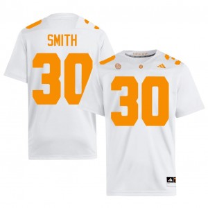 #30 Javonte Smith UT Volunteers White Jersey | Authentic Stitched Men Player Football Gear 17240806
