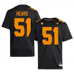 Top-Tier Jeremias Heard #51 Vols Black Jersey | Men University Football Swen Fan Gear 51706496