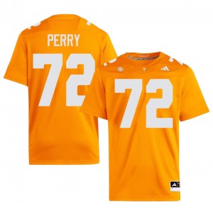 Top-Tier Jesse Perry #72 Vols Orange Jersey | Men University Football Embroidery Fan Gear 76036914