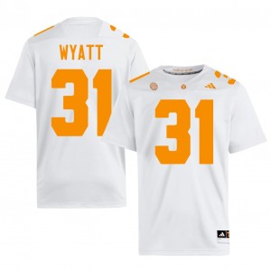 Joel Wyatt #31 Tennessee Volunteers Jersey | Gameday White College Football Men Stitched 56684866