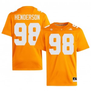 Top-Tier John Henderson #98 Vols Orange Jersey | Men University Football Embroidery Fan Gear 15788225