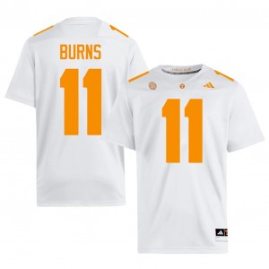 Jordan Burns #11 Tennessee Volunteers Jersey | Iconic White College Football Men Stitched 74557225