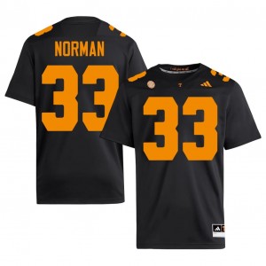 Top-Tier Jordan Norman #33 Vols Black Jersey | Men University Football Swen Fan Gear 64342304