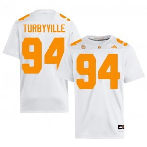Josh Turbyville #94 UT Vols Jersey | Pro-Grade White College Football Men Stitched 61888770