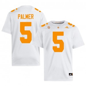 #5 Joshua Palmer UT Volunteers White Jersey | Classic Stitched Men Player Football Gear 94843549