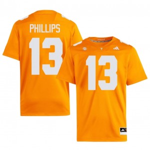 Mason Phillips #13 UT Vols Jersey | Exclusive Orange College Football Men Embroidery 57363004