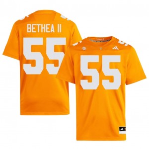 Elite Thread Mike Bethea II #55 Tennessee Orange Jersey | Men University Football Embroidery Fan Gear 48026071