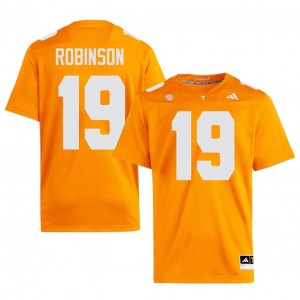 Tennessee Volunteers Nathan Robinson #19 Orange Jersey | Pro Cut Embroidery NCAA Football Men Apparel 19943554
