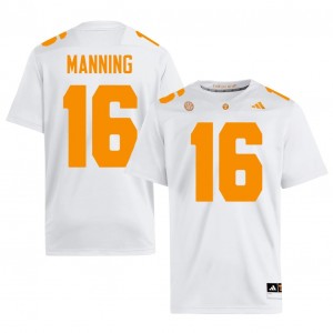 Top-Tier Peyton Manning #16 Vols White Jersey | Men University Football Stitched Fan Gear 14234460