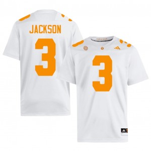 Radarious Jackson #3 UT Vols Jersey | Pro-Grade White College Football Men Stitched 28421121