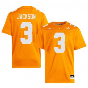 Officially Licensed Radarious Jackson #3 Tennessee Orange Jersey | Men University Football Embroidery Fan Gear 87018947