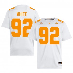 #92 Reggie White UT Volunteers White Jersey | Elite Stitched Men Player Football Gear 15314375