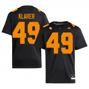 Rudy Klarer #49 UT Vols Jersey | Exclusive Black College Football Men Swen 36716649
