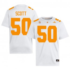 Durable Ryan Scott #50 Vols White Jersey | Men University Football Stitched Fan Gear 31708541