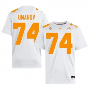 Durable Shamurad Umarov #74 Vols White Jersey | Men University Football Stitched Fan Gear 48837896