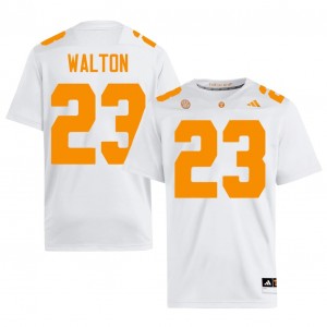 #23 Sidney Walton UT Volunteers White Jersey | Alumni Stitched Men Player Football Gear 12862635