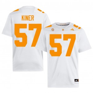 #57 Steve Kiner UT Volunteers White Jersey | Classic Stitched Men Player Football Gear 41491869