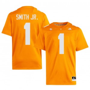 Orange Travis Smith Jr. #1 Volunteers Jersey | Men High School Football Licensed Embroidery 32749670