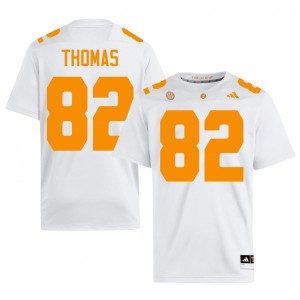 #82 Trent Thomas UT Volunteers White Jersey | Alumni Stitched Men Player Football Gear 44155525