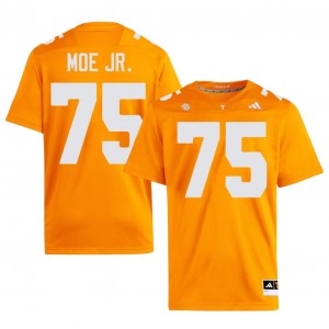 #75 Wendell Moe Jr. UT Volunteers Orange Jersey | Elite Embroidery Men Player Football Gear 65445834