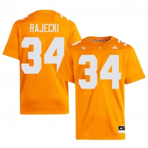 Will Rajecki #34 UT Vols Jersey | Pro-Grade Orange College Football Men Embroidery 61244844
